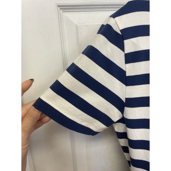 NWT Vineyard Vines Stripe Zipper Back Knit Dress S Deep Bay Retail $118 - Picture 3 of 5